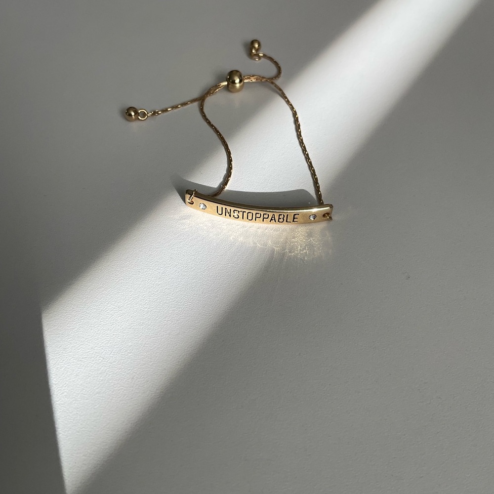 Gold 'Unstoppable' Bracelet